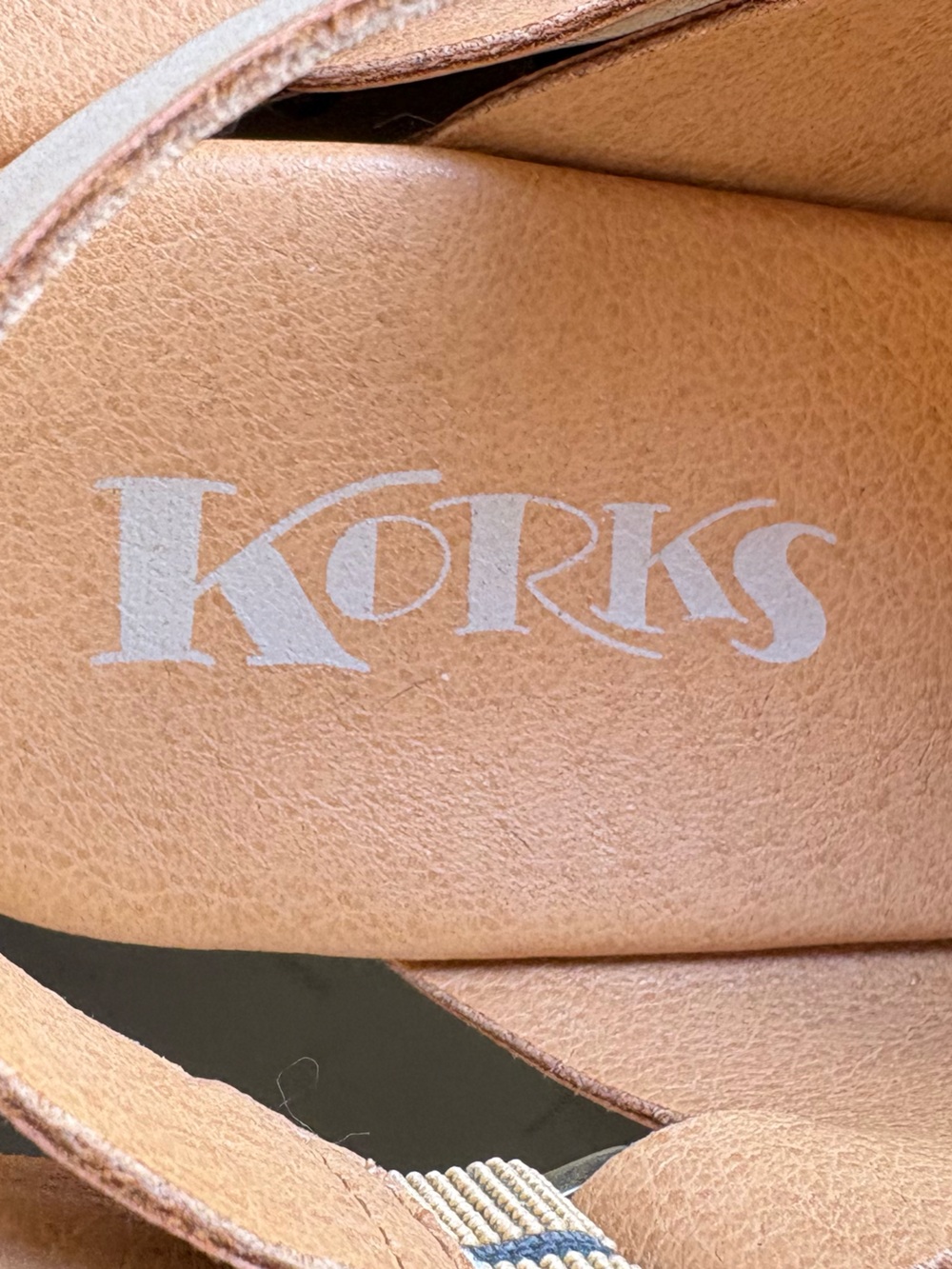 Korks by Kork-Ease Wynne Vegan Leather Tan Slingback Comfort Clogs Size 8 - Picture 5 of 14